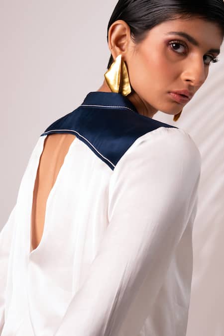 Buy Madder Much Multi Color Modal, Satin, Cotton, Benita Back Cut Out Top With Printed Trouser Online at Aza Fashions Buy_Madder Much_Multi Color Modal, Satin, Cotton, Benita Back Cut Out Top With Printed Trouser _Online_at_Aza_Fashions