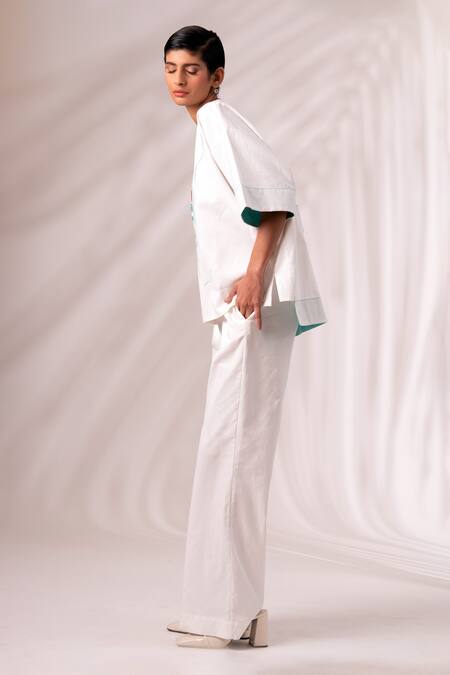 Shop Madder Much Multi Color Cotton Boat Neck Floating Print Top Online at Aza Fashions Shop_Madder Much_Multi Color Cotton Boat Neck Floating Print Top _Online_at_Aza_Fashions