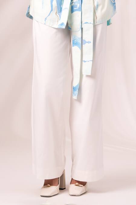 Shop_Madder Much_Multi Color Cotton Brooke Marble Swirl Print Blazer Trouser Set 