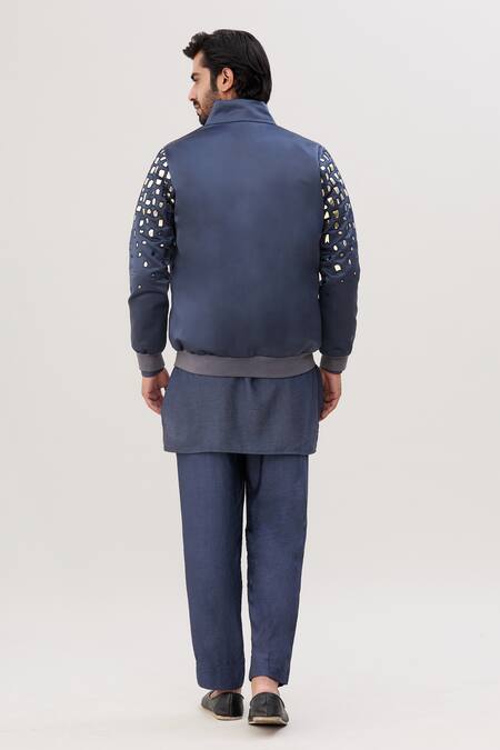 Diyarajvvir Plain Shirt Kurta & Pant Set 