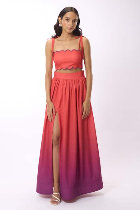 Verano by Tanya Alyssa Ombre Maxi Skirt 