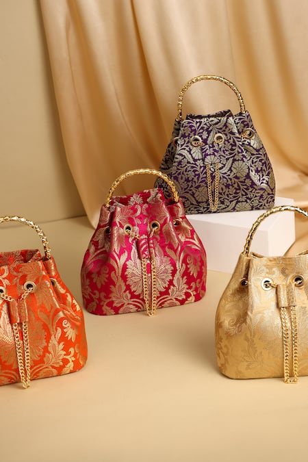 Be Chic Flower Pattern Potli 