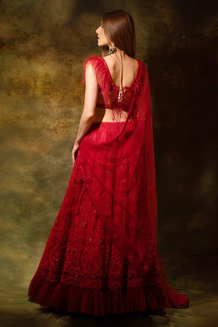 Archana Kochhar Elegant Embroidered Lehenga Set 