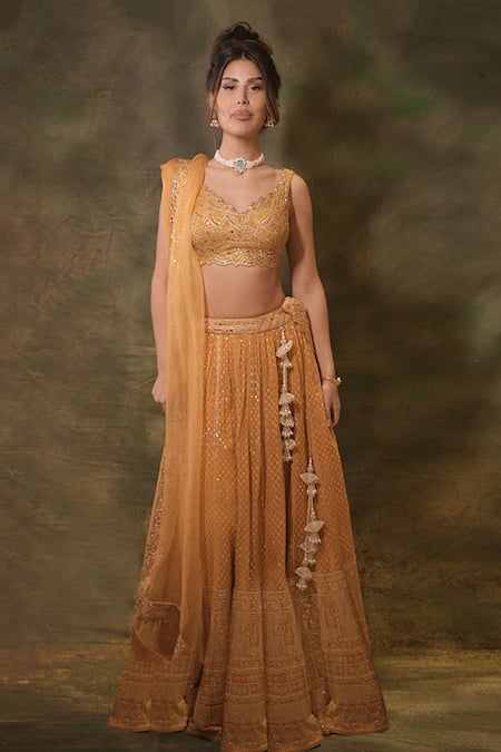 Archana Kochhar Embroidered Lehenga Set 