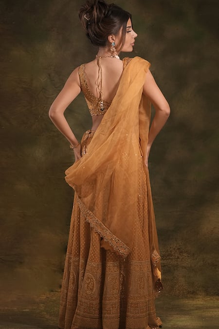 Archana Kochhar Embroidered Lehenga Set 