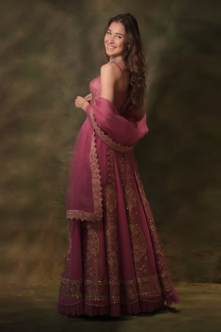 Archana Kochhar Alternate Embroidered Lehenga Set 