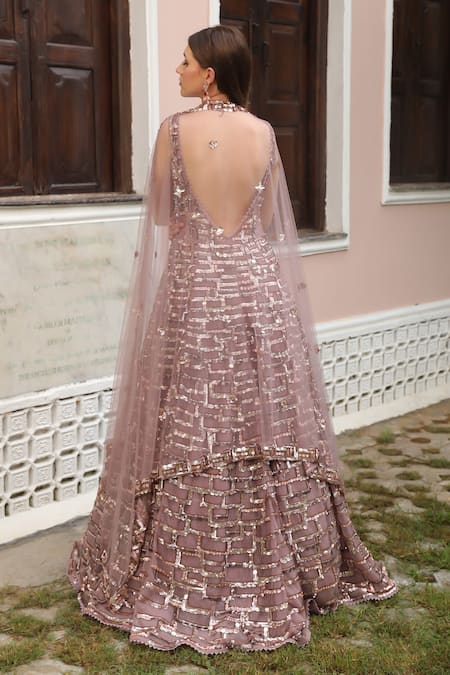 Presto Couture Embroidered Jacket Lehenga Set 