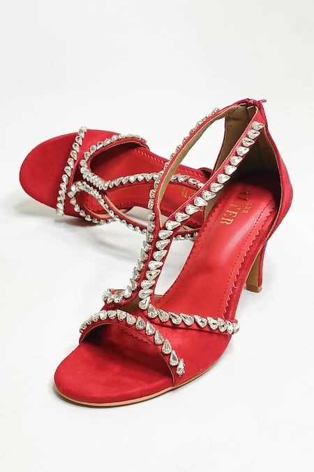Shop The Alter Red Crystals Angela Embellished Stiletto Heels Online at Aza Fashions Shop_The Alter_Red Crystals Angela Embellished Stiletto Heels _Online_at_Aza_Fashions