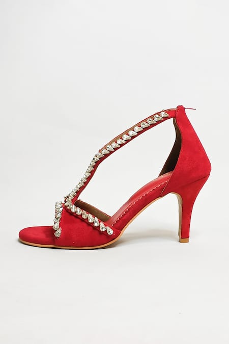 The Alter Red Crystals Angela Embellished Stiletto Heels at Aza Fashions The Alter_Red Crystals Angela Embellished Stiletto Heels _at_Aza_Fashions