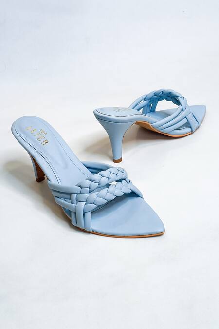 Buy The Alter Blue Braided Strap Stilettos Buy_The Alter_Blue Braided Strap Stilettos