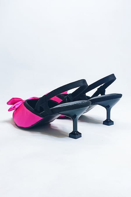 Shop_The Alter_Pink Bows Color Block Ornamented Pumps 