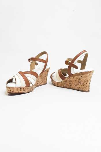 Buy_The Alter_White Color Block Wedges 