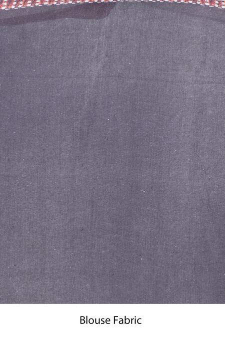 Buy_Anita Kanwal_Black Jacquard, Egyptian Digital Pattern Saree With Unstitched Blouse Piece 