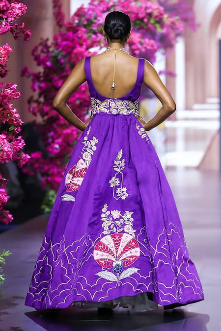 Vikabyarvindampula Hand Embroidered Gown 