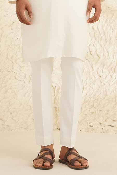 Shreyansh Designs White Silk, Cotton Sequins, Beads Samyak Placket Embroidered Kurta Set Online at Aza Fashions Shreyansh Designs_White Silk, Cotton Sequins, Beads Samyak Placket Embroidered Kurta Set _Online_at_Aza_Fashions