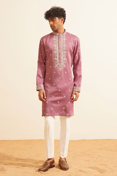 Shreyansh Designs Svanik Mirrorwork Embellished Kurta With Pant 