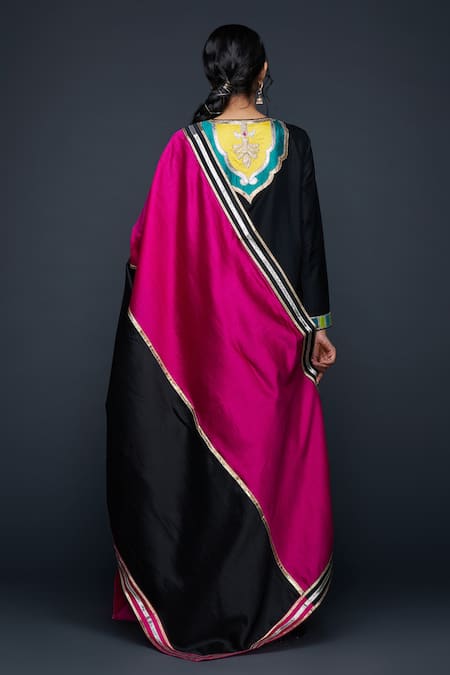 Gulabo By Abu Sandeep Cotton Silk Two Tone Dupatta 