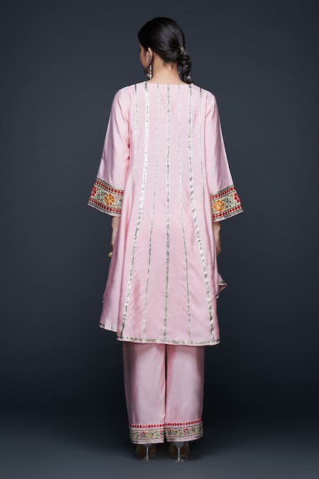 Gulabo By Abu Sandeep Embroidered Hem Pant 