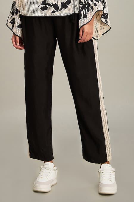 Soup By Sougat Paul Off White Handloom , Zinnia Hand Angrakha Top And Pant Set Online at Aza Fashions Soup By Sougat Paul_Off White Handloom , Zinnia Hand Angrakha Top And Pant Set _Online_at_Aza_Fashions