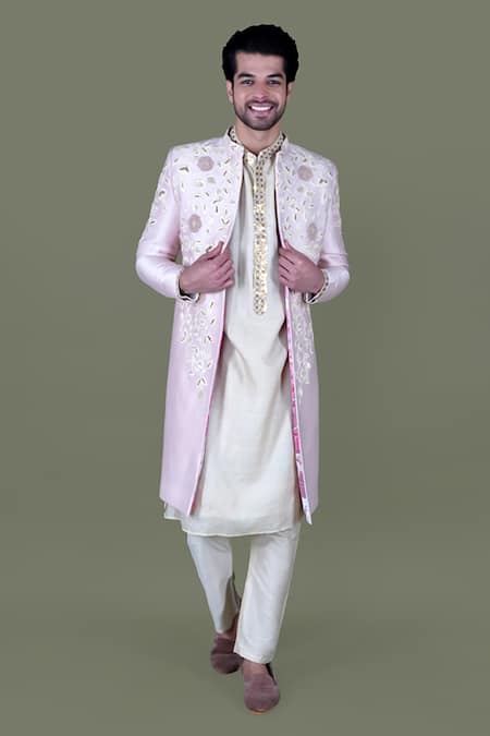 Gaurav Katta Anchor Embroidered Sherwani Set 