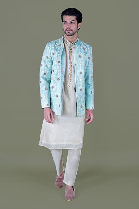 Gaurav Katta Embroidered Bandhgala Set 