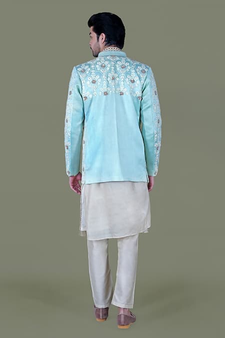 Gaurav Katta Embroidered Bandhgala Set 