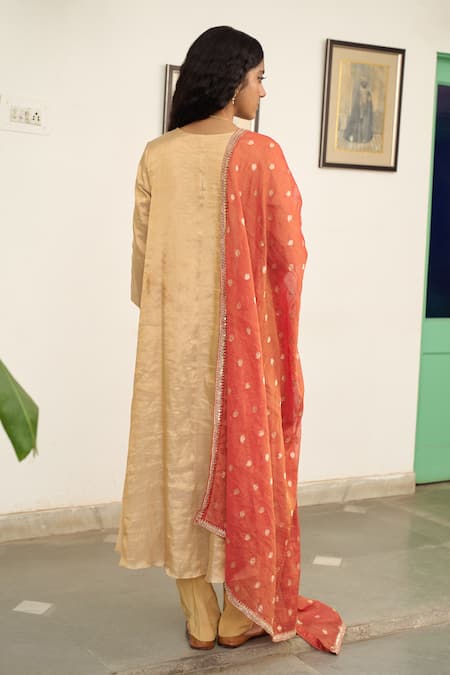 Apeksha Jain Label Malhar Plain Kurta Pant Set 