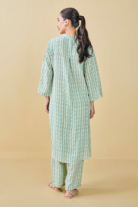 Grassroot By Anita Dongre Grove Hand Block Print Kurta & Pant Set 
