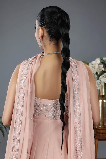 Lasha Floral Cutdana Embroidered Anarkali Set 