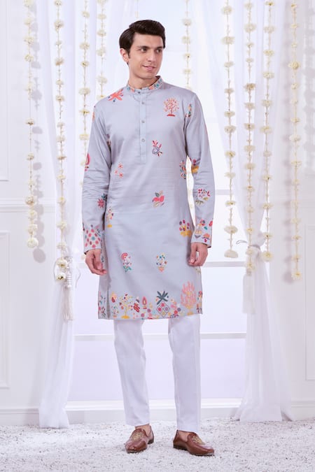 Taroob Nizam Kalamkari Print Kurta Set 