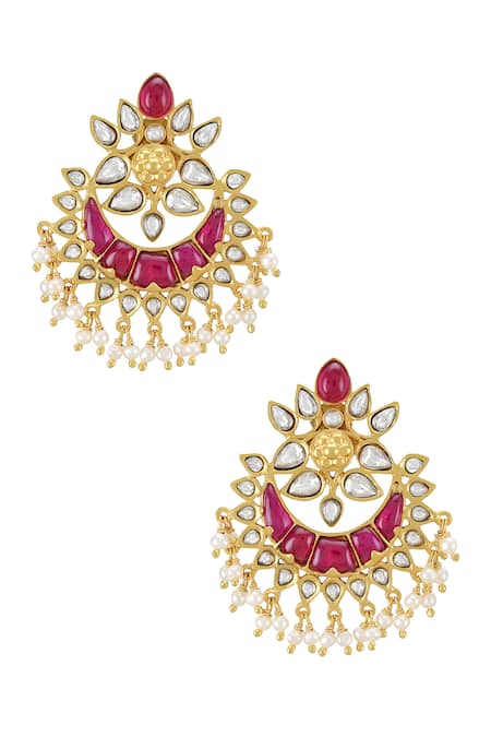 Tribe Amrapali Maheshi Chandbali Earrings 