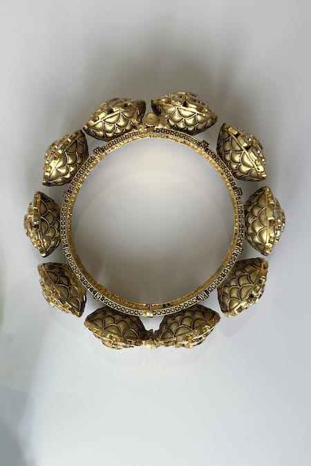 Studio6 Jewels Kundan Work Openable Bangle 