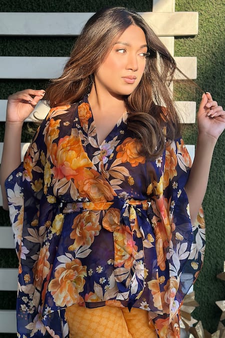 Be Chic Daylight Florence Print Kaftan Set 