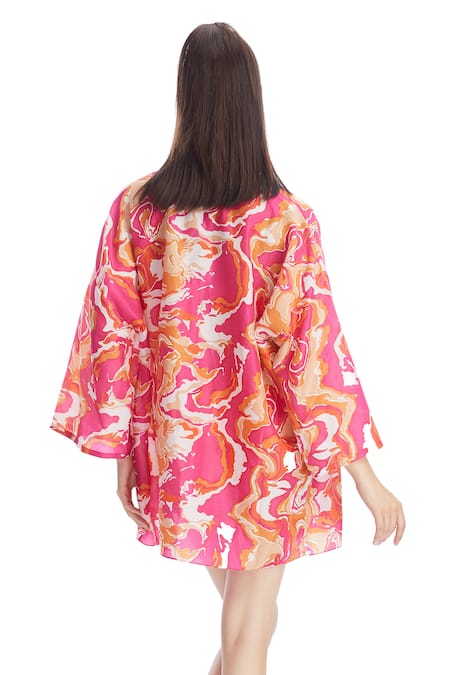Kai Resortwear Sorbet Print Cape 