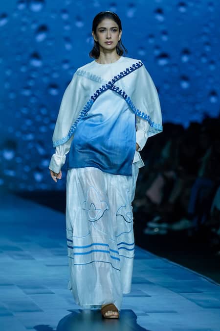 Diksha Khanna Overlapped Ombre Top 