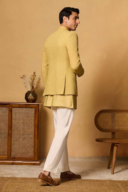 Philocaly Jivin Embroidered Bandhgala 