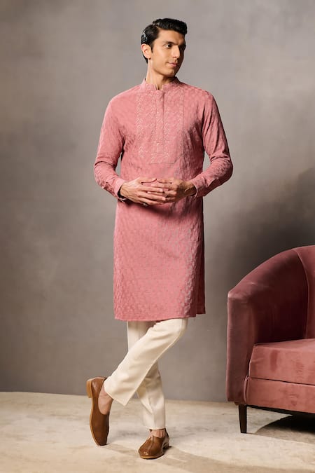 Philocaly Saanjh Embroidered Yoke Kurta 