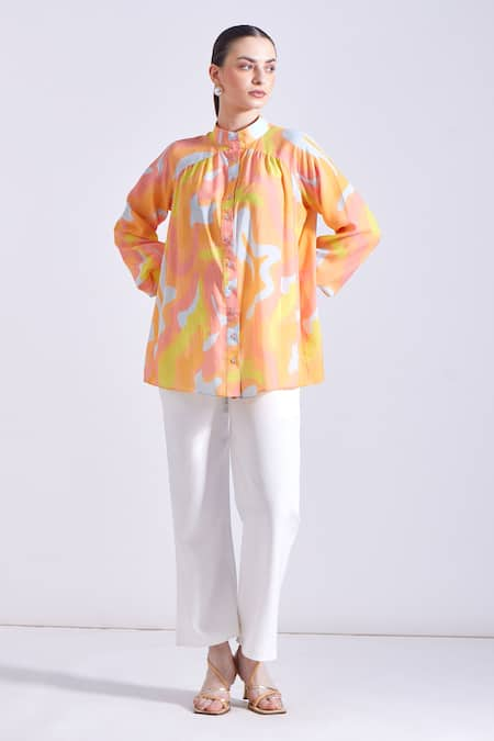 Zosia Colada Abstract Print Shirt 