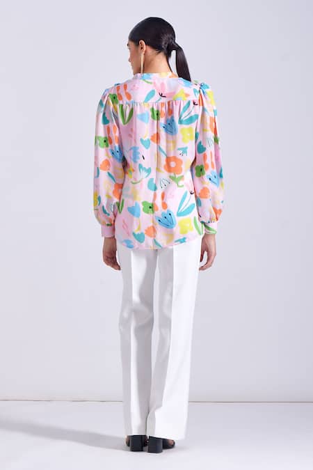 Zosia Inca Floral Print Top & Pant Set 