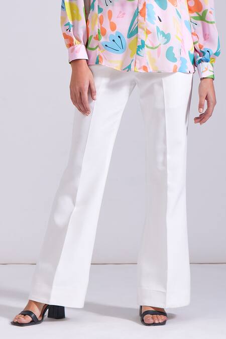 Buy Zosia Pink Georgette Ruffles V-neck Inca Floral Print Top And Pant Set Online at Aza Fashions Buy_Zosia_Pink Georgette Ruffles V-neck Inca Floral Print Top And Pant Set _Online_at_Aza_Fashions