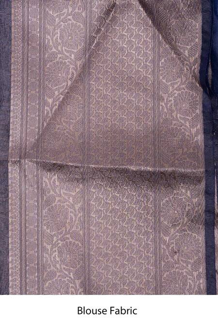 Zal From Benaras Purple Tissue, Silk Banarasi Handloom Saree With Unstitched Blouse Piece Online at Aza Fashions Zal From Benaras_Purple Tissue, Silk Banarasi Handloom Saree With Unstitched Blouse Piece _Online_at_Aza_Fashions