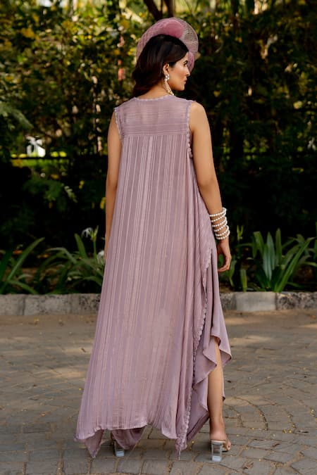 Nikita Vishakha Embroidered Cape With Jumpsuit 