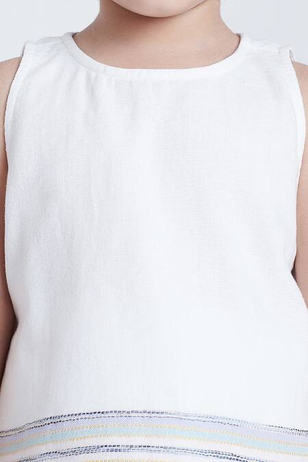 Buy_Bohobi_White Cotton Comfy Dumpty Skirt Set 