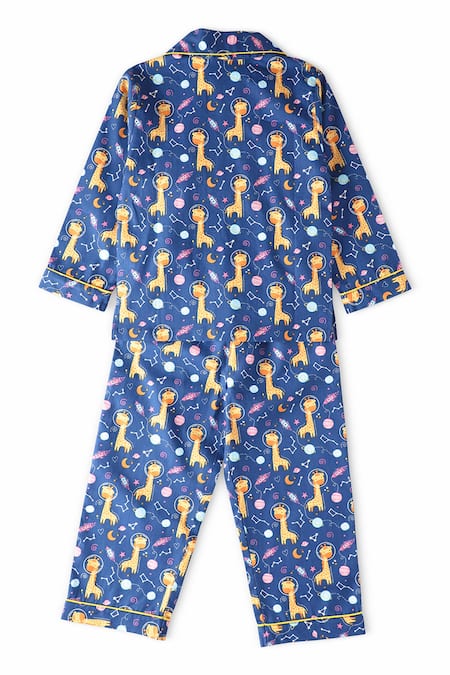 Bohobi Giraffe Baby Night Suit Pyjama Set 