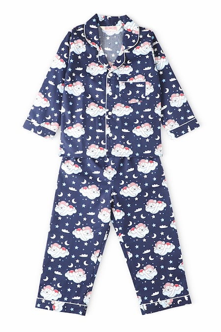 Bohobi Its Nap Time Night Suit Pyjama Set 