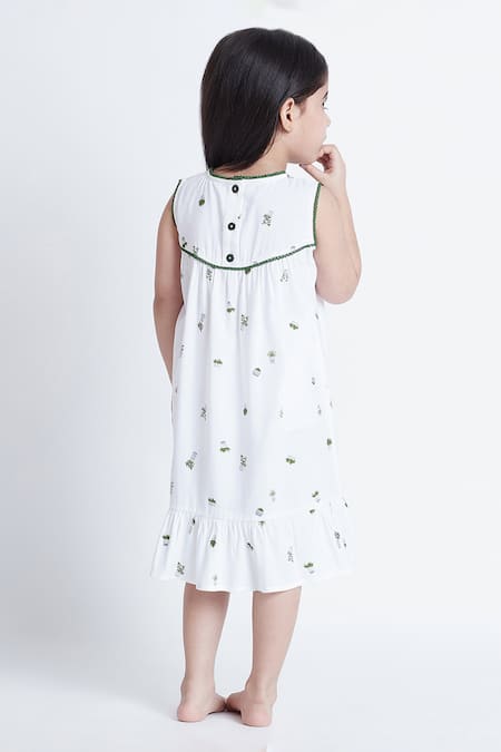 Bohobi Nature Calling Printed Night Dress 