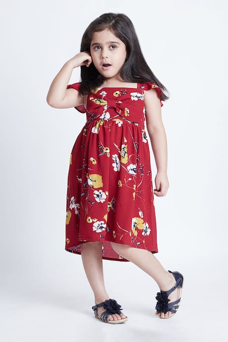 Bohobi Pretty Floral Print Dress 