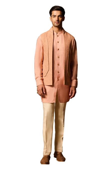 Shop Philocaly Peach Silk Embroidery Thread Open Bundi Shop_Philocaly_Peach Silk Embroidery Thread Open Bundi