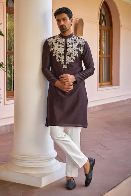 Isha Gupta Tayal Marodi Embroidered Kurta & Pant Set 