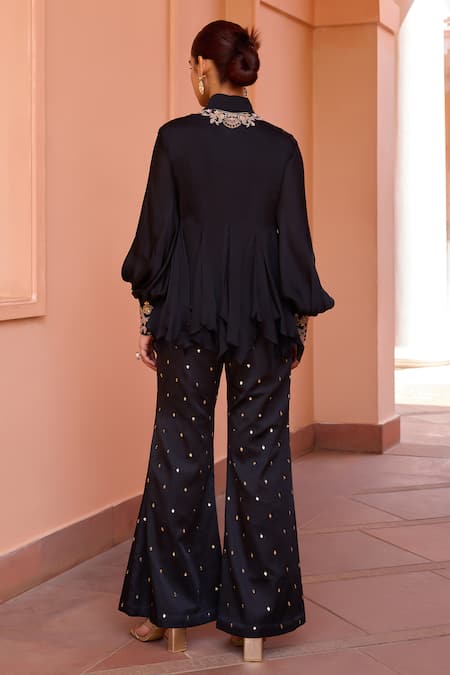 ISHA GUPTA TAYAL Khwab Marodi Embroidered Top With Bustier 